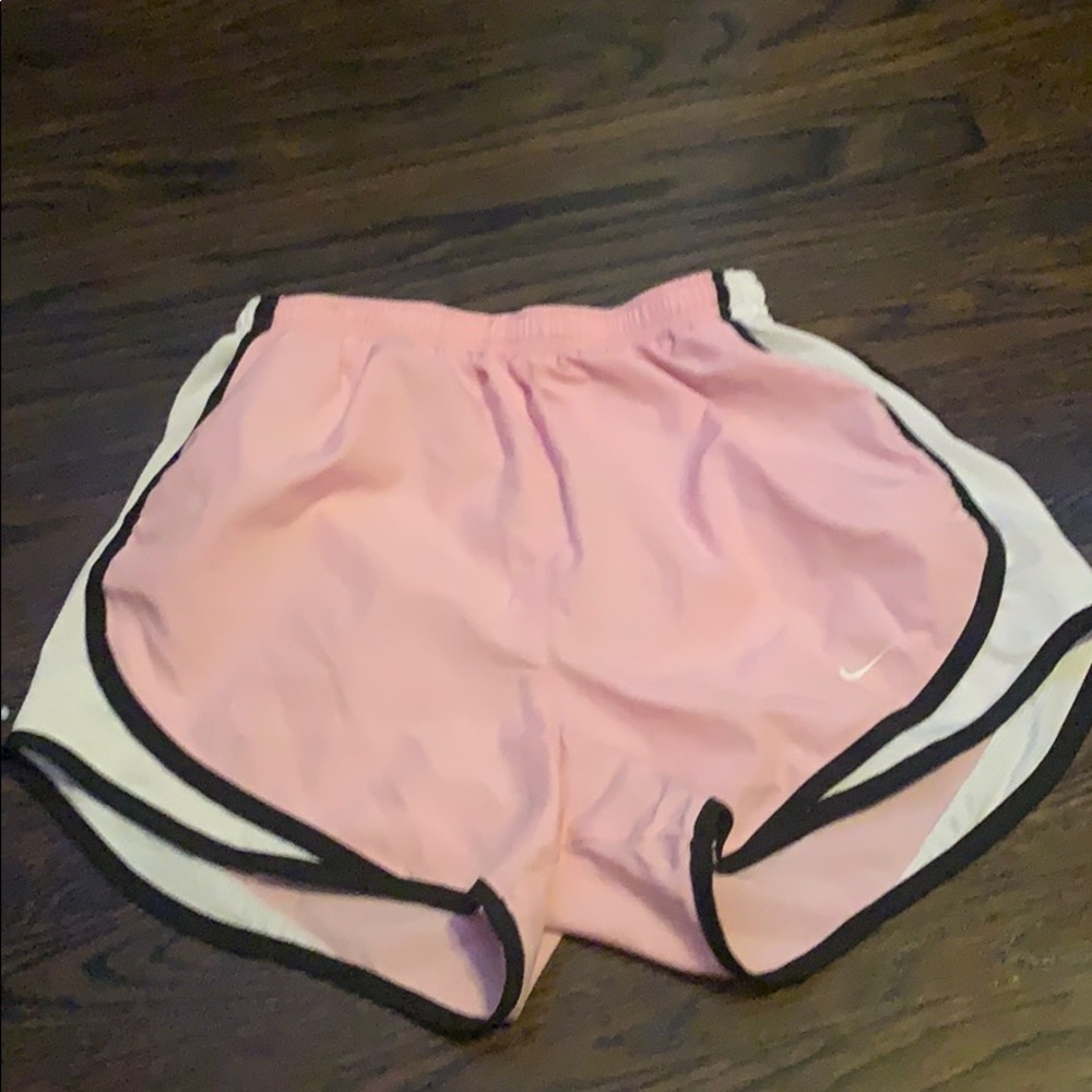 pink nike shorts